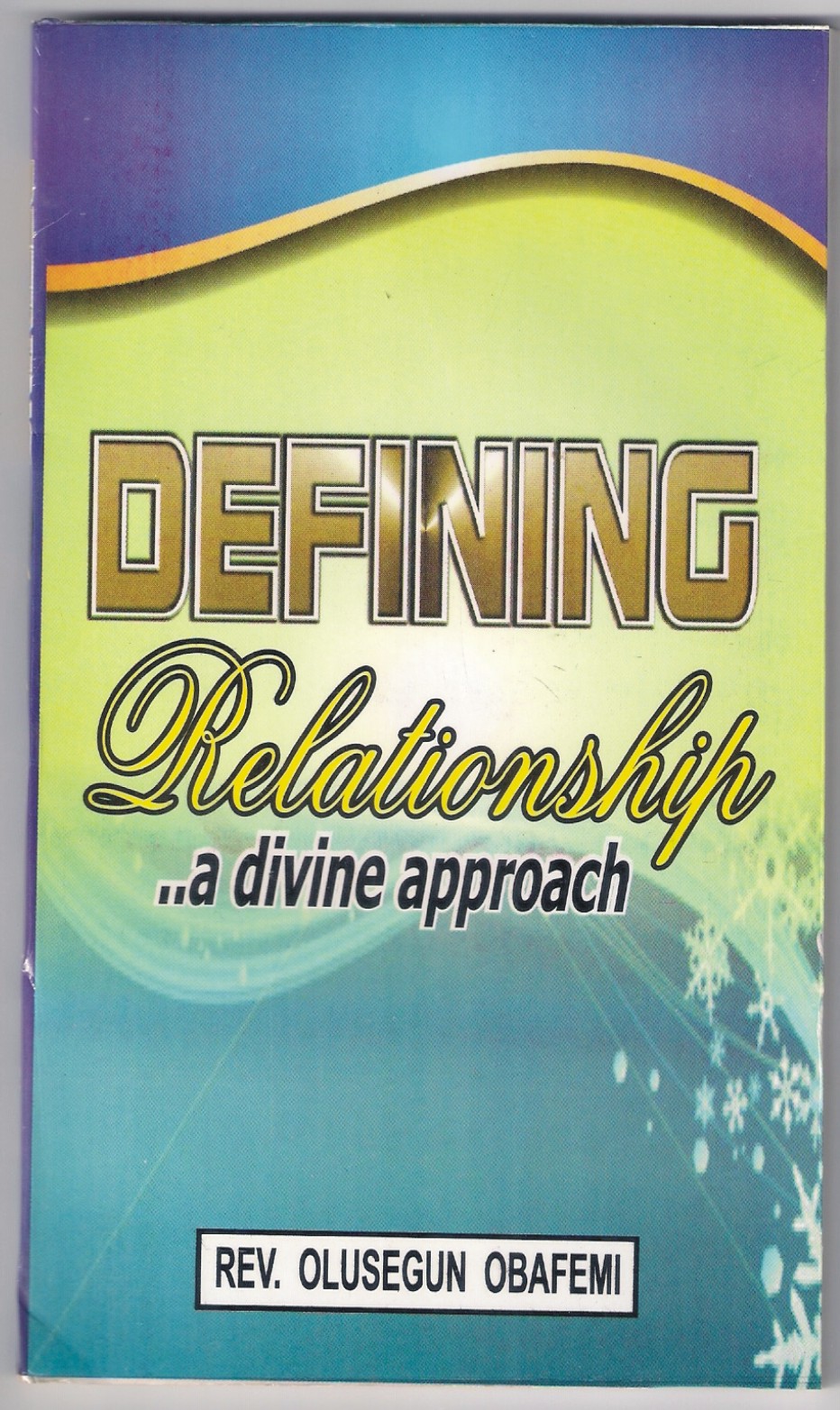 Defining Relationship Book Cover